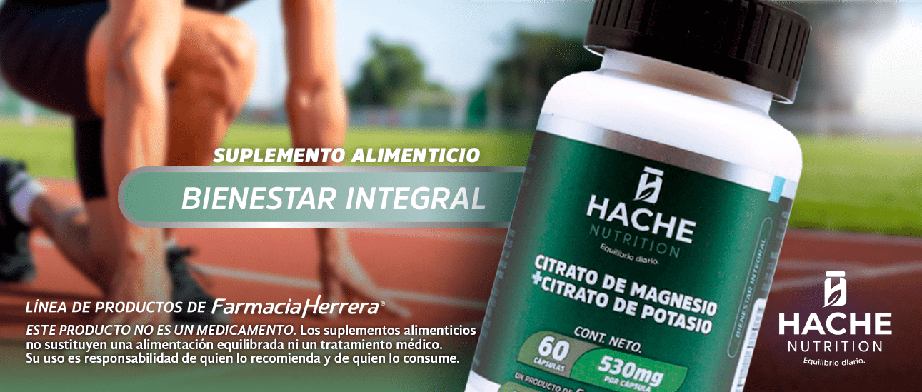 Hache suplemento alimenticio, bienestar integra, Línea de productos de Farmacia Herrera