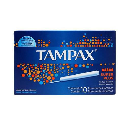 Tampax Super Plus Con 10