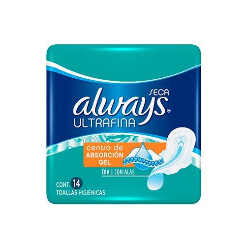 Toallas Sanitarias Alw Act-U Con A 14 Pad 297