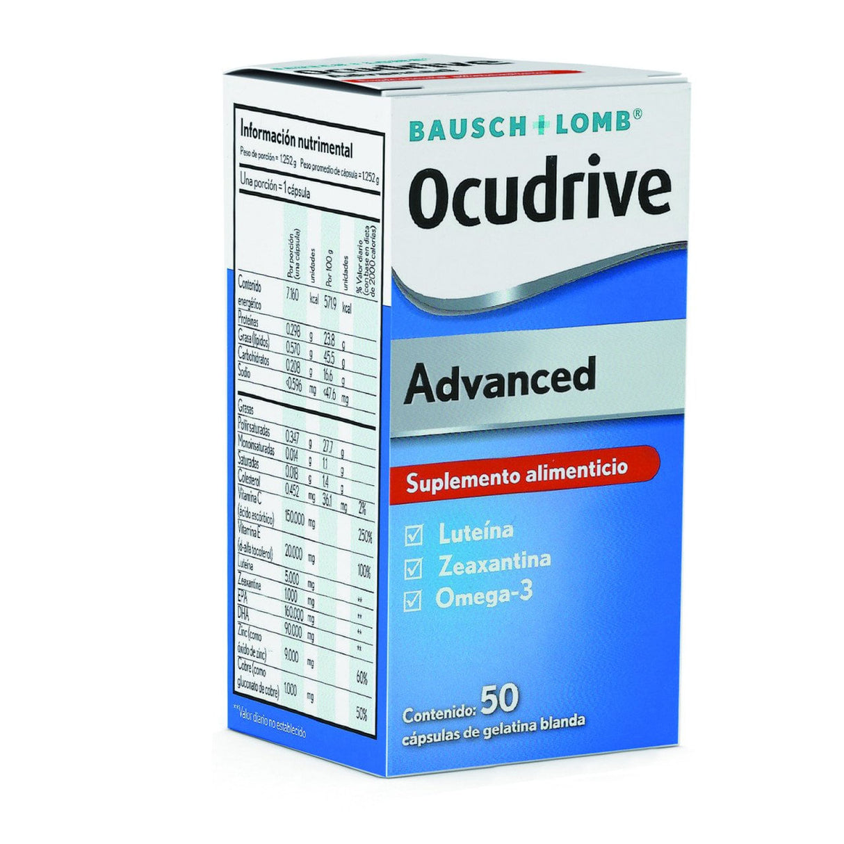 Ocudrive Advanced Capsulas Orl Con 50