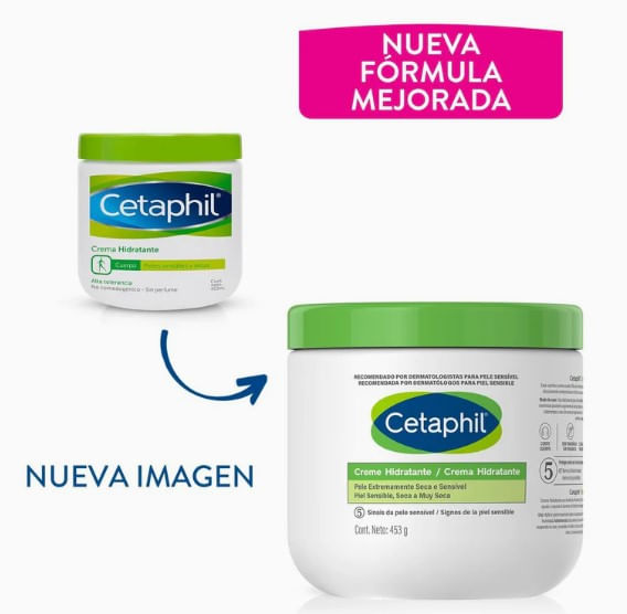Cetaphil Crema Humectante 453 Ml Galderma Der