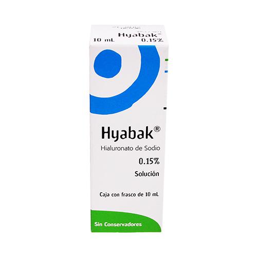Hyabak 0.15% Solución Oft 10 Ml