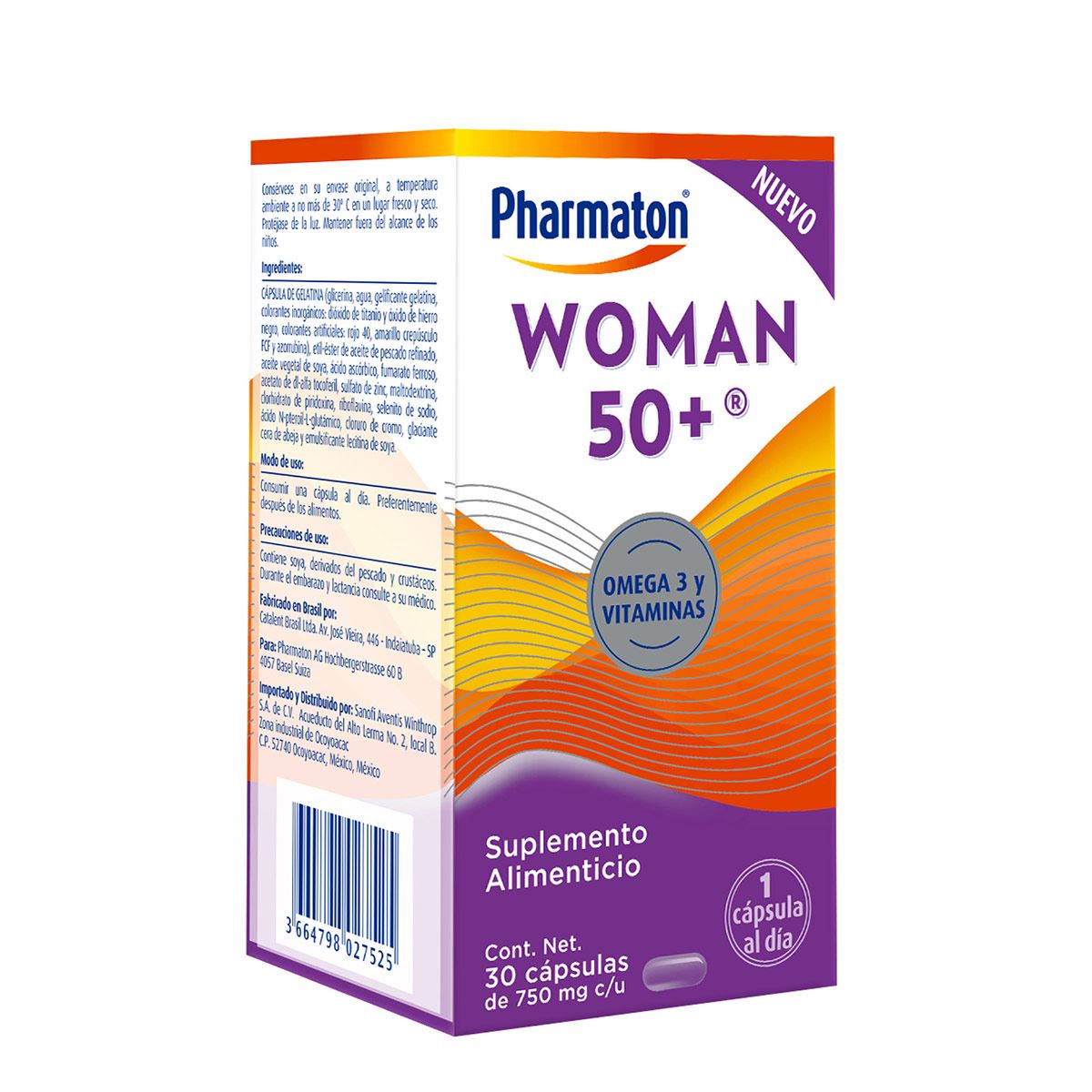 Pharmaton Woman 50 Mas Con 30Caps
