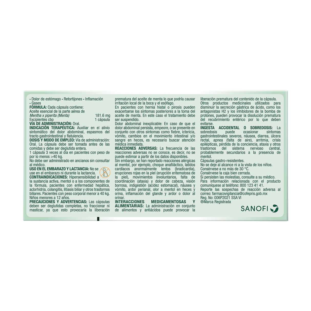 Buscanx 181.6 Mg Mta-Pipe Con 24 Capsulas