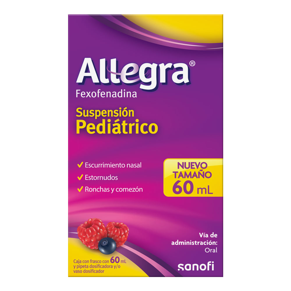 Allegra Suspension Ped Frasco 60 Ml