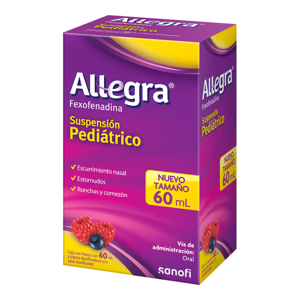 Allegra Suspension Ped Frasco 60 Ml