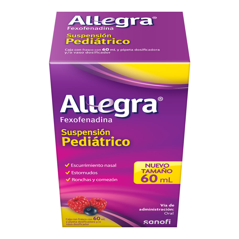 Allegra Suspension Ped Frasco 60 Ml