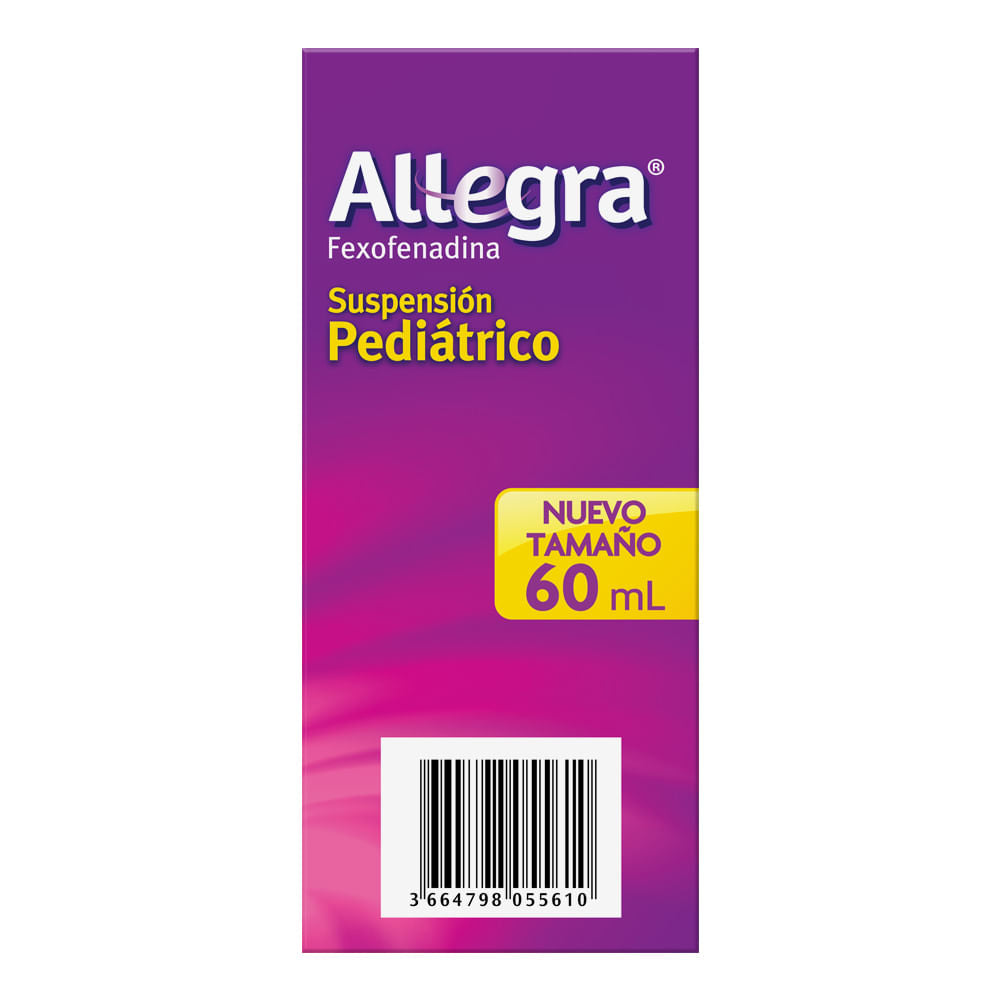 Allegra Suspension Ped Frasco 60 Ml