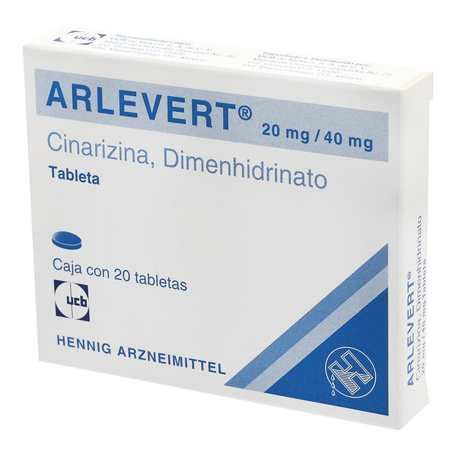 Arlevert 20 Mg / 40 Mg Con 20 Tabletas