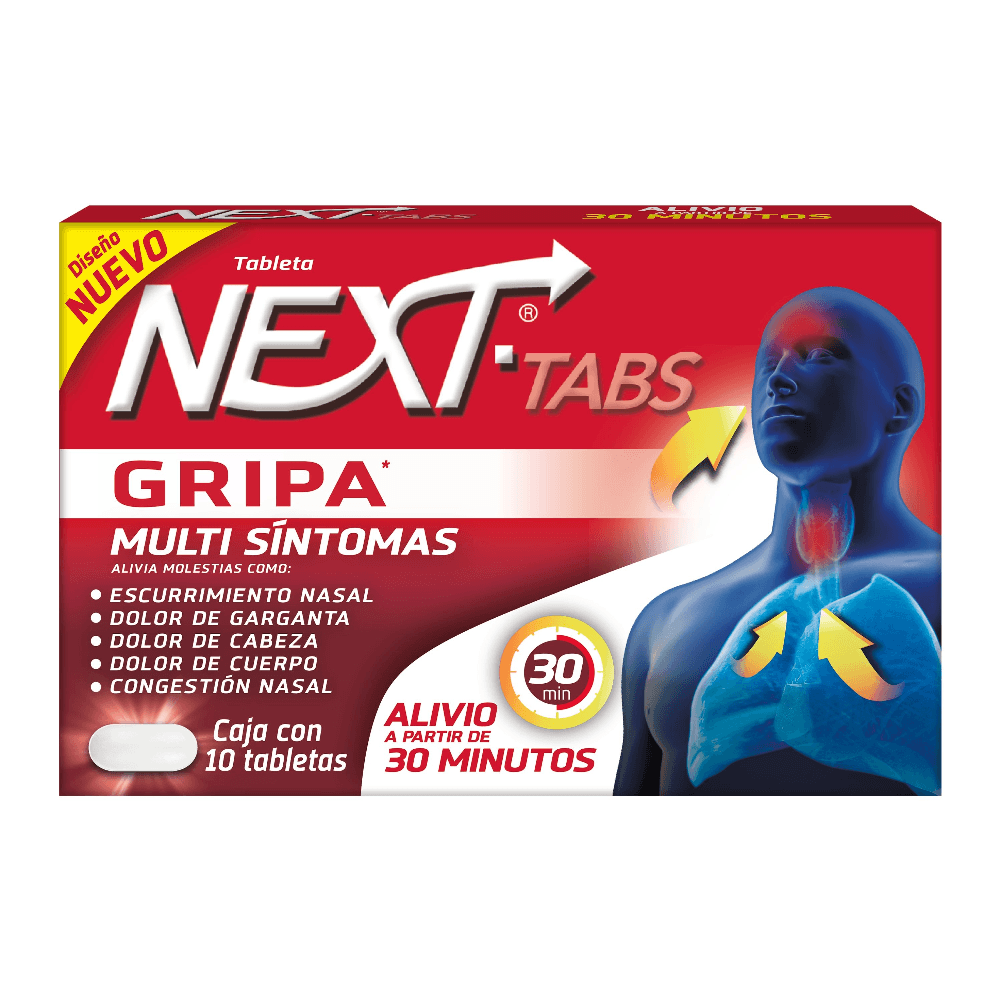Next 500 Mg Con 10 Tabletas