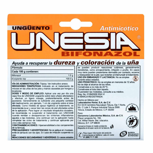 Unesia Unguento Tub 20 Gr
