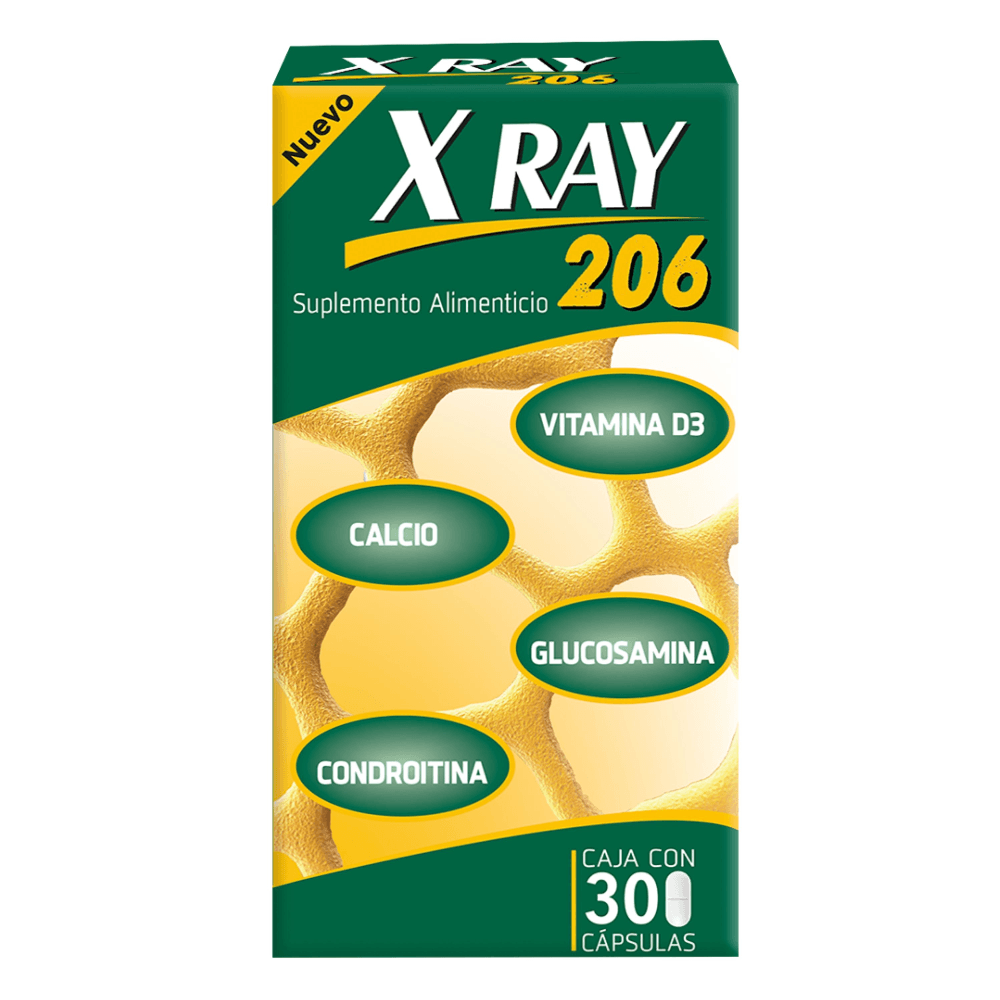 X Ray Sistema Oseo Con 30 Caps.