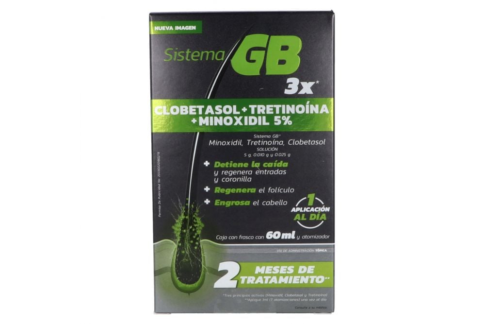 Sistema Gb Alopecia Solución 60 Ml N