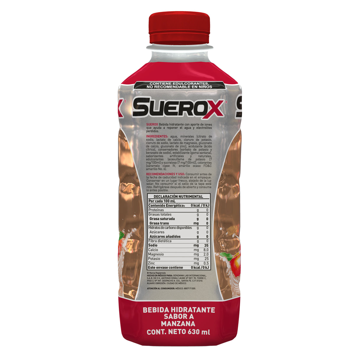 Suerox 8Iones Manzana 630 Ml