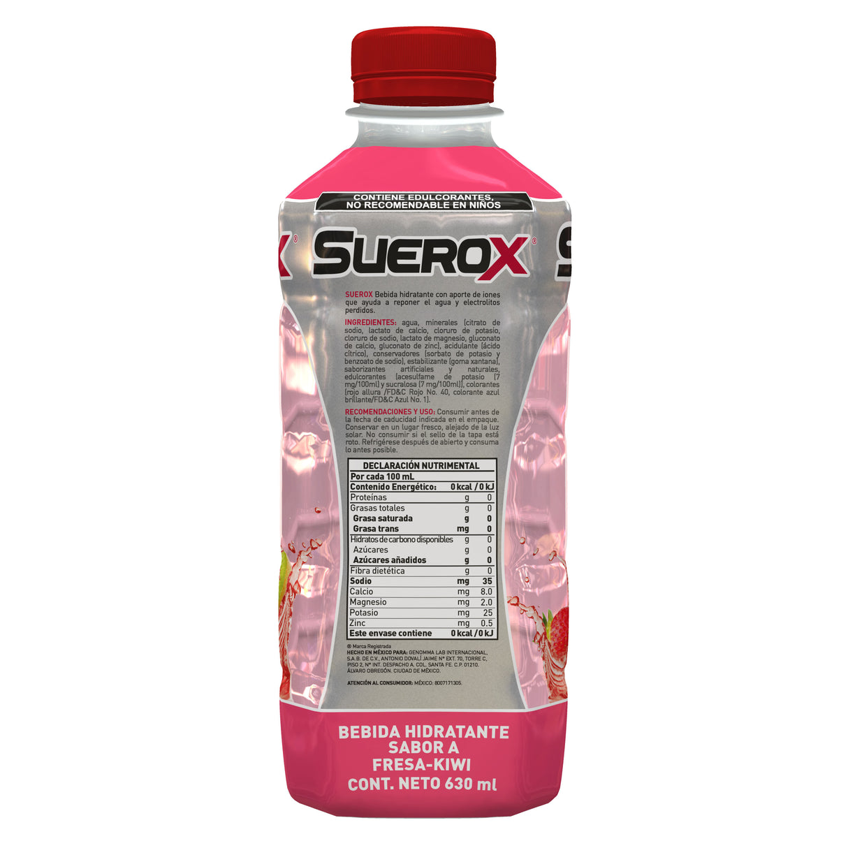 Suerox 8Iones Fresa-Kiwi 630 Ml