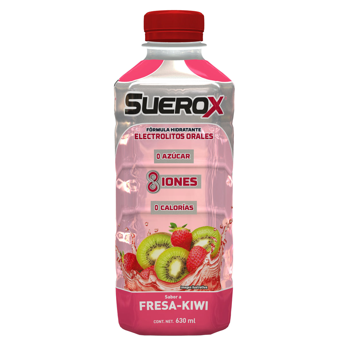 Suerox 8Iones Fresa-Kiwi 630 Ml
