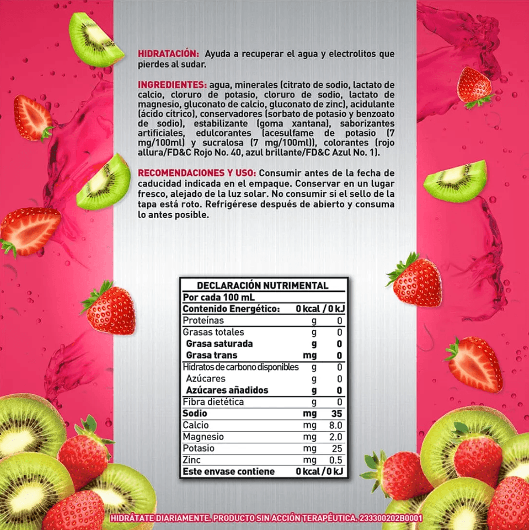 Suerox 8Iones Fresa-Kiwi 630 Ml