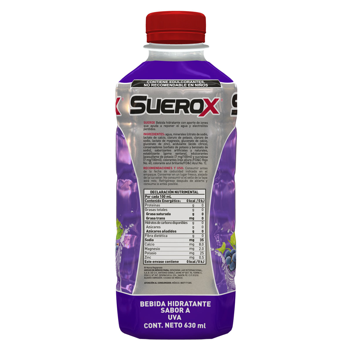 Suerox 8Iones Uva 630 Ml