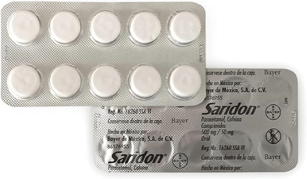 Saridon 500 Mg Con 100 Comprimidos
