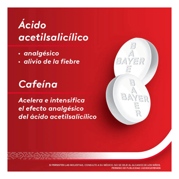 Cafiaspirina Con 10 Tabletas0