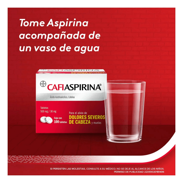 Cafiaspirina Con 10 Tabletas0