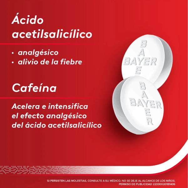 Cafiaspirina Con 40 Tabletas