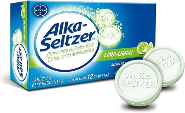 Alka-Seltzer Lima Limon 1Con 2 Tabletas