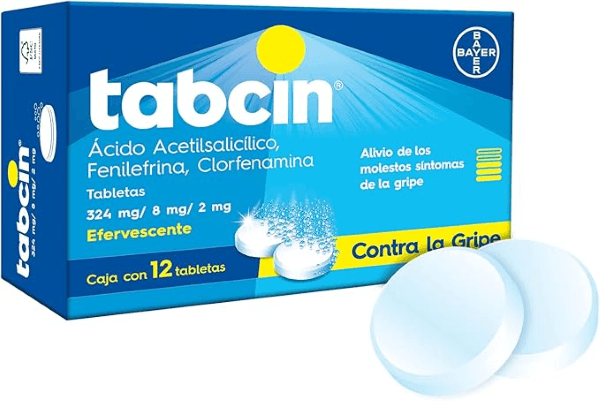 Tabcin Con 12 Tabletas (Azul)