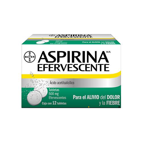Aspirina Efervecentev Con 12 Tabletas