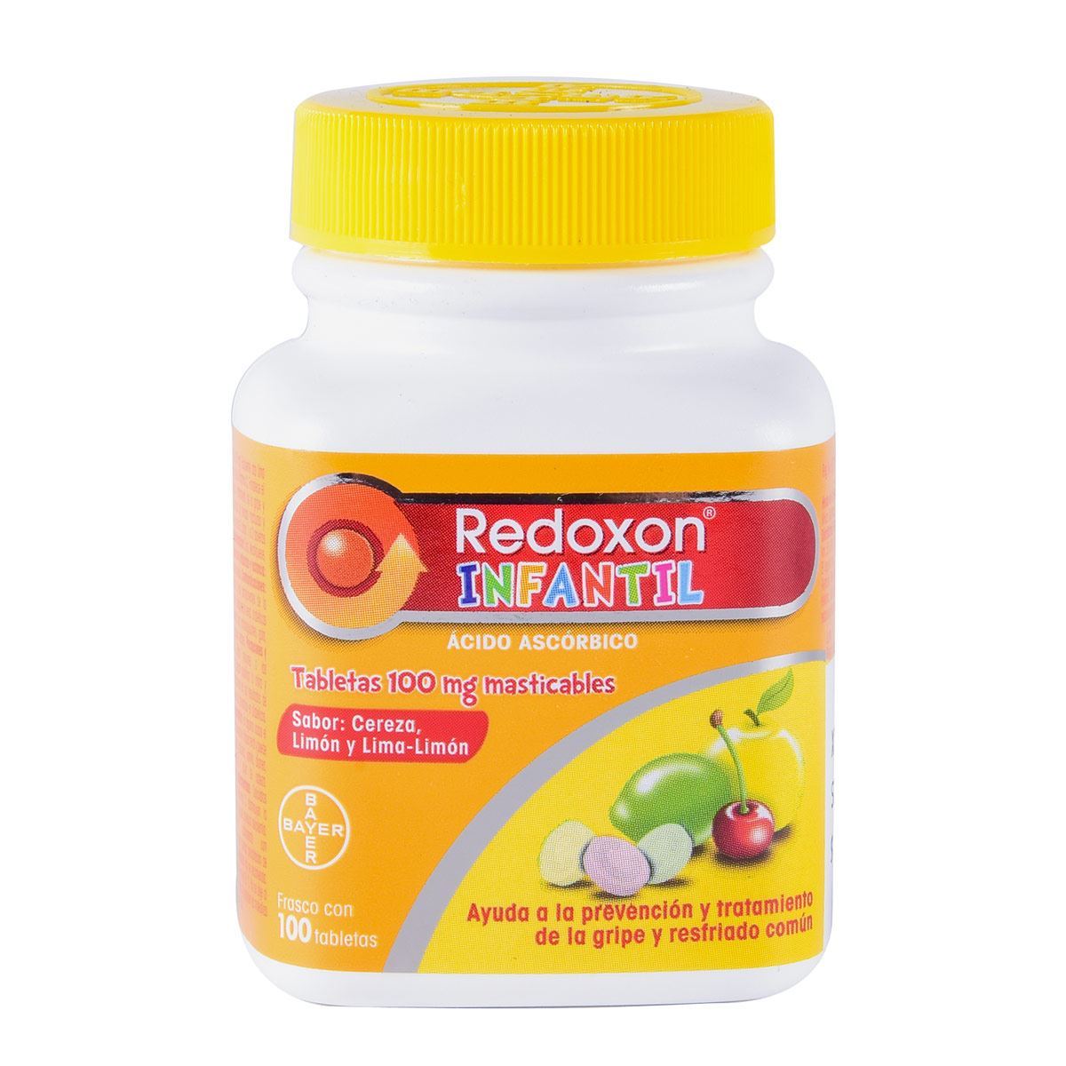 Redoxon Inf 100 Mg Con 100 Tabletas Multisabor