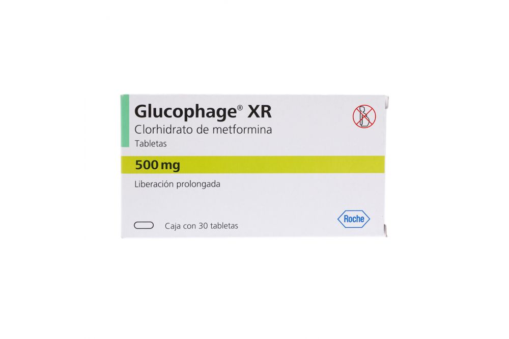 Glucophage Xr 500 Mg Con 30 Tabletas