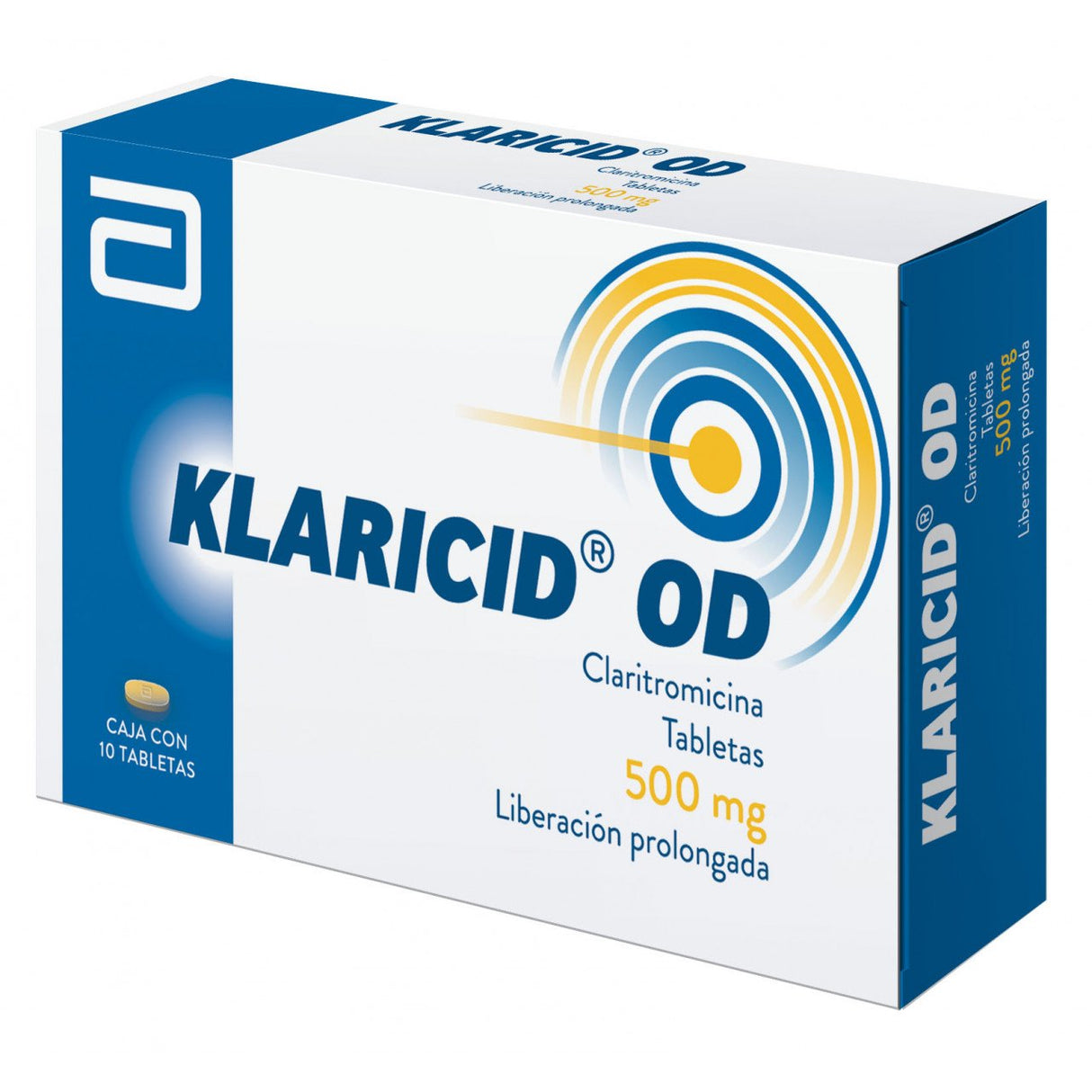 Klaricid Od 500 Mg Con 10 Tabletas