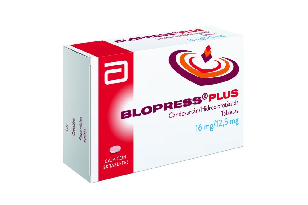 Blopress Plus 16 / 12.5 Mg Con 28 Tabletas