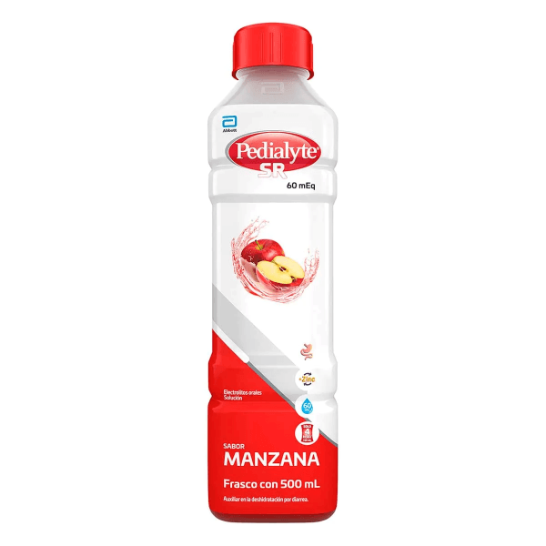 Pedialyte Sr Manzana 60 500 Ml