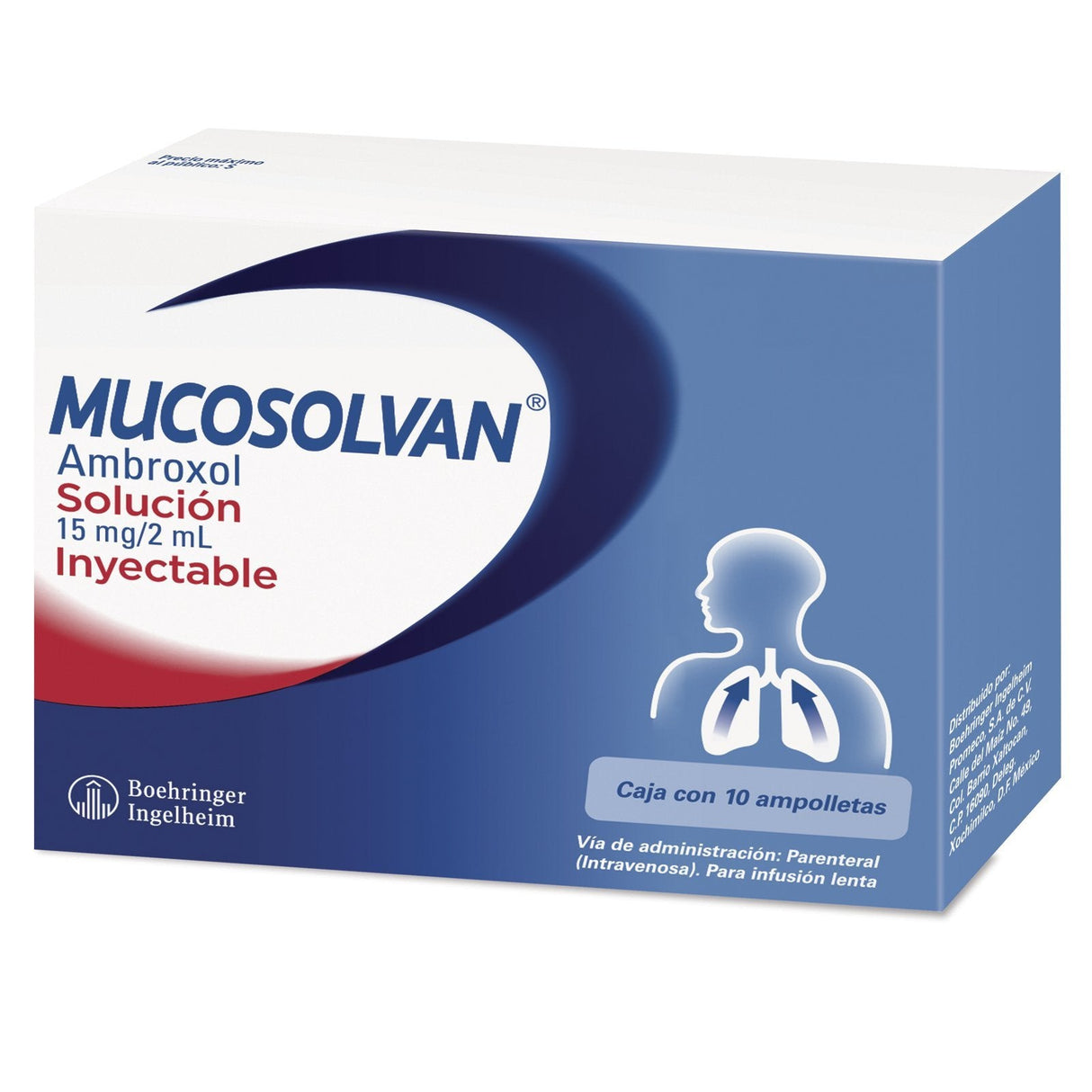 Mucosolvan Solución Inyectable Ampulas Con 10