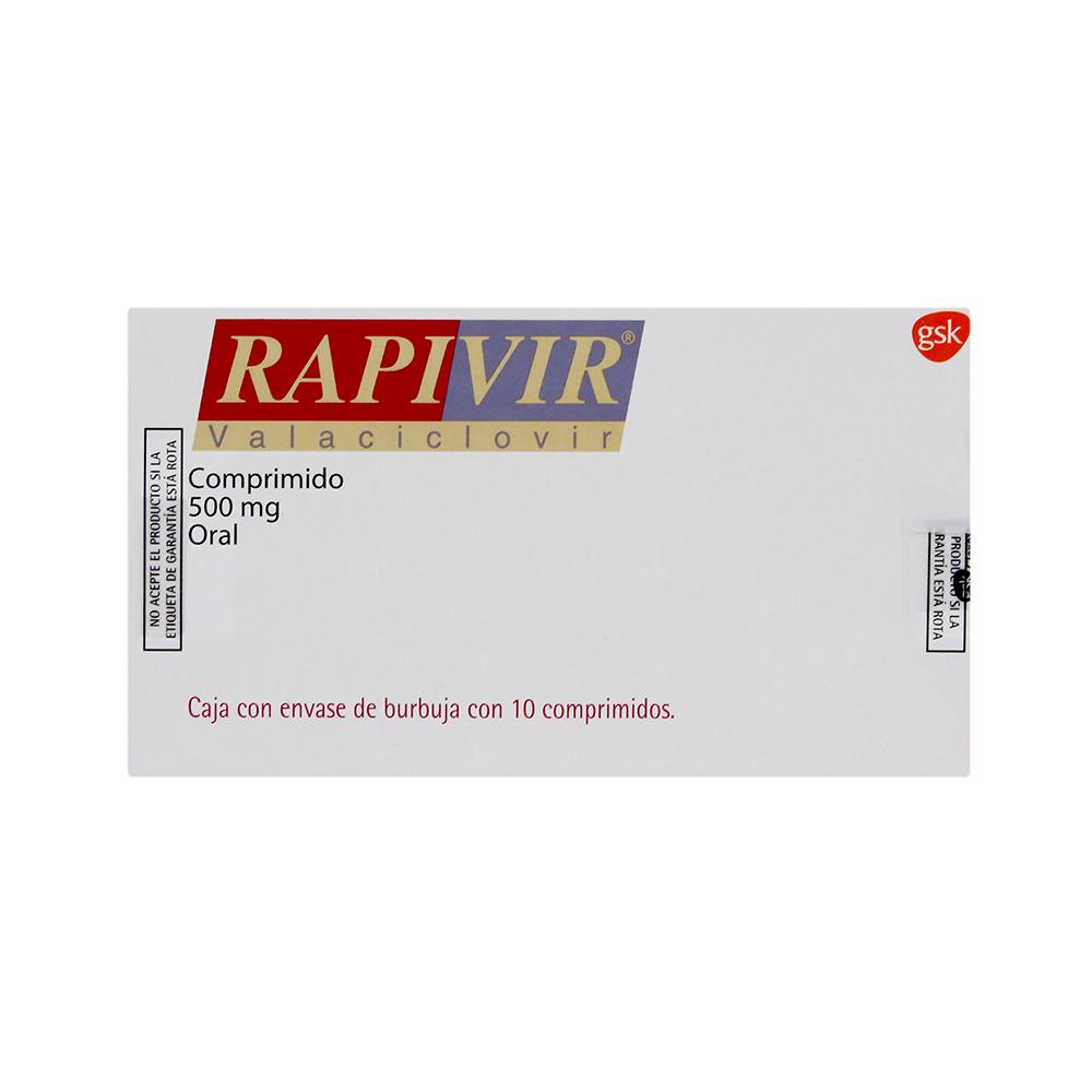 Rapivir 500 Mg Con 10 Tabletas