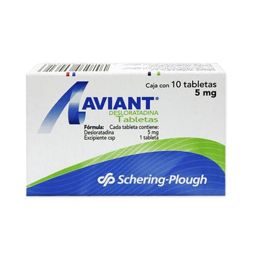 Aviant 5 Mg Con 10 Tabletas