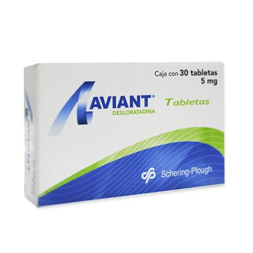 Aviant 5 Mg Con 30 Tabletas