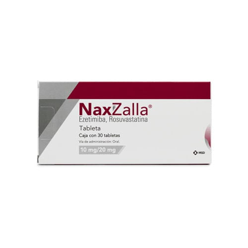 Naxzalla 10 / 20 Mg Con 30 Tabletas