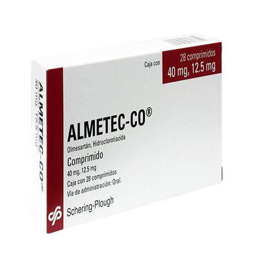 Almetec-Co 40 / 12.5 Mg Con 28 Comprimidos