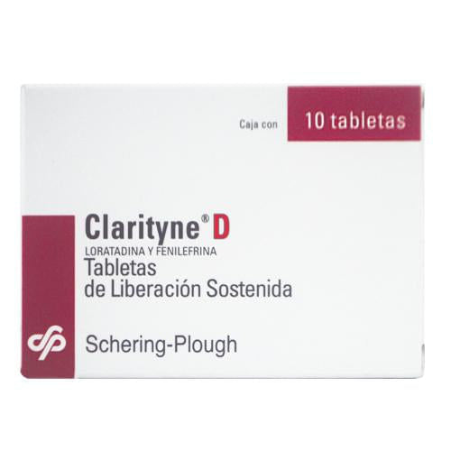 Clarityne D Con 10 Tabletas
