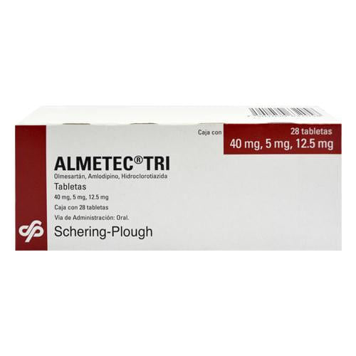 Almetec Tri 40 / 5 / 12.5 Mg Con 28 Tabletas