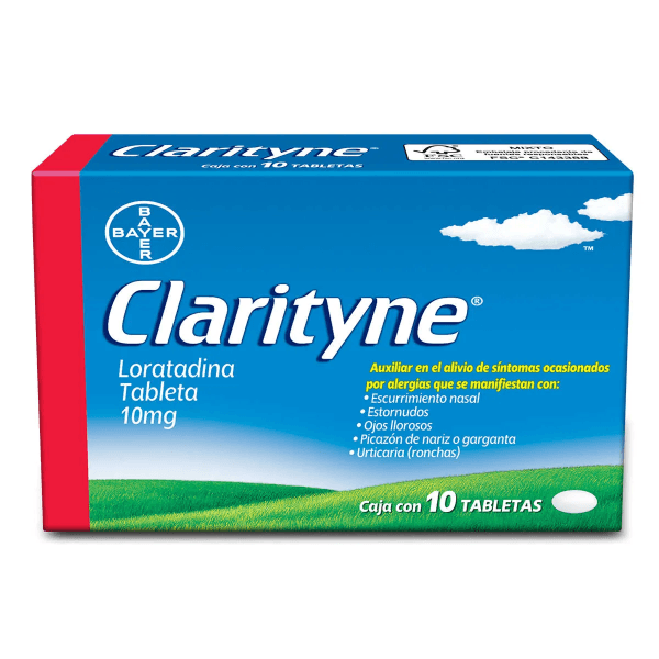 Clarityne 24 H 10 Con 10 Tabletas Mg