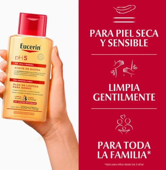 Ph5 Aceite De Ducha 200 Ml Eucerin