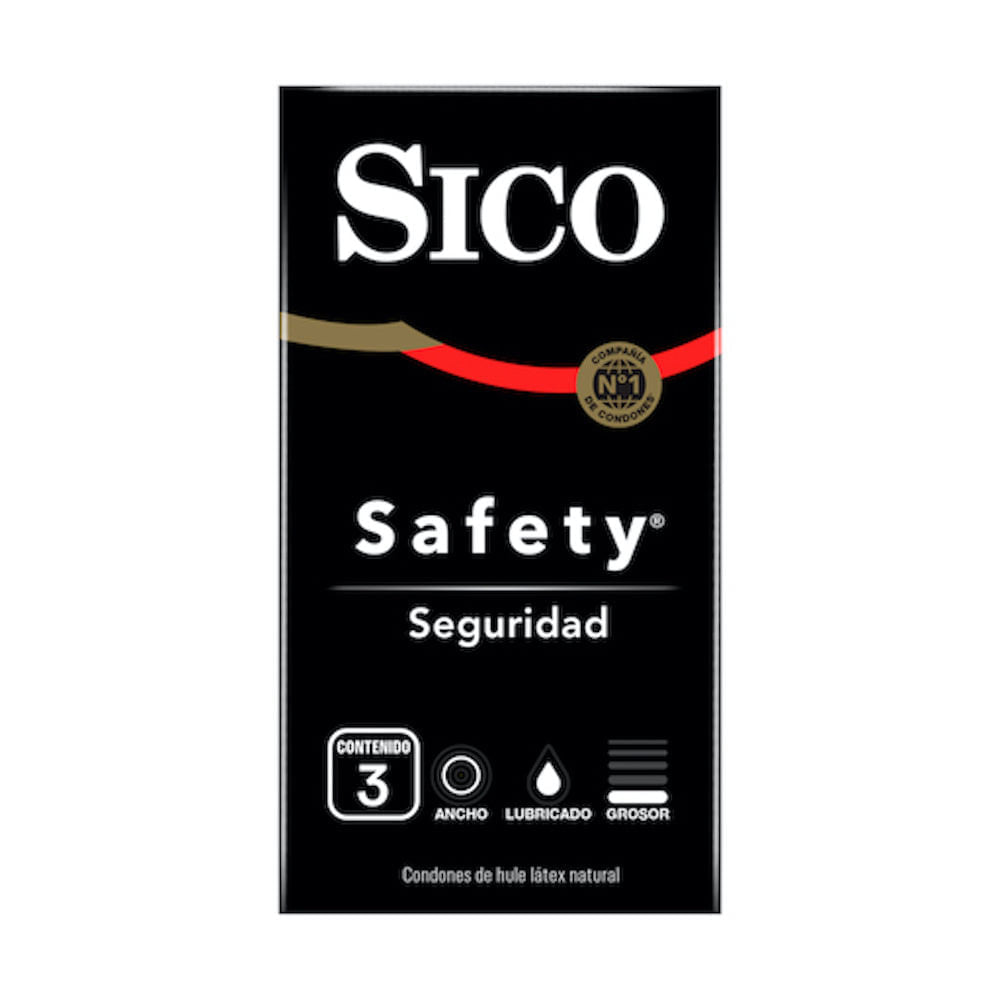 Preservativo Sico Safety Con 3