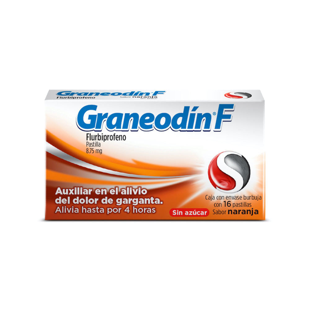 Graneodin F 8.75 Mg Naranaranja Con 16 Tabletas