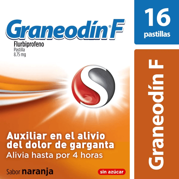 Graneodin F 8.75 Mg Naranaranja Con 16 Tabletas