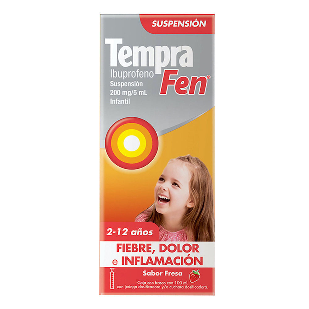 Tempra Fen Suspension 200 Mg / 5 Ml Inf 100 Ml