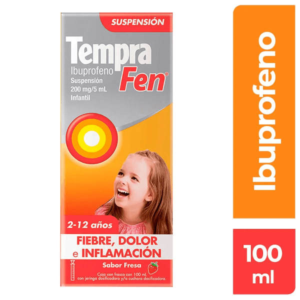 Tempra Fen Suspension 200 Mg / 5 Ml Inf 100 Ml