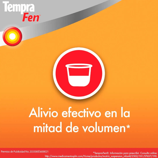 Tempra Fen Suspension 200 Mg / 5 Ml Inf 100 Ml